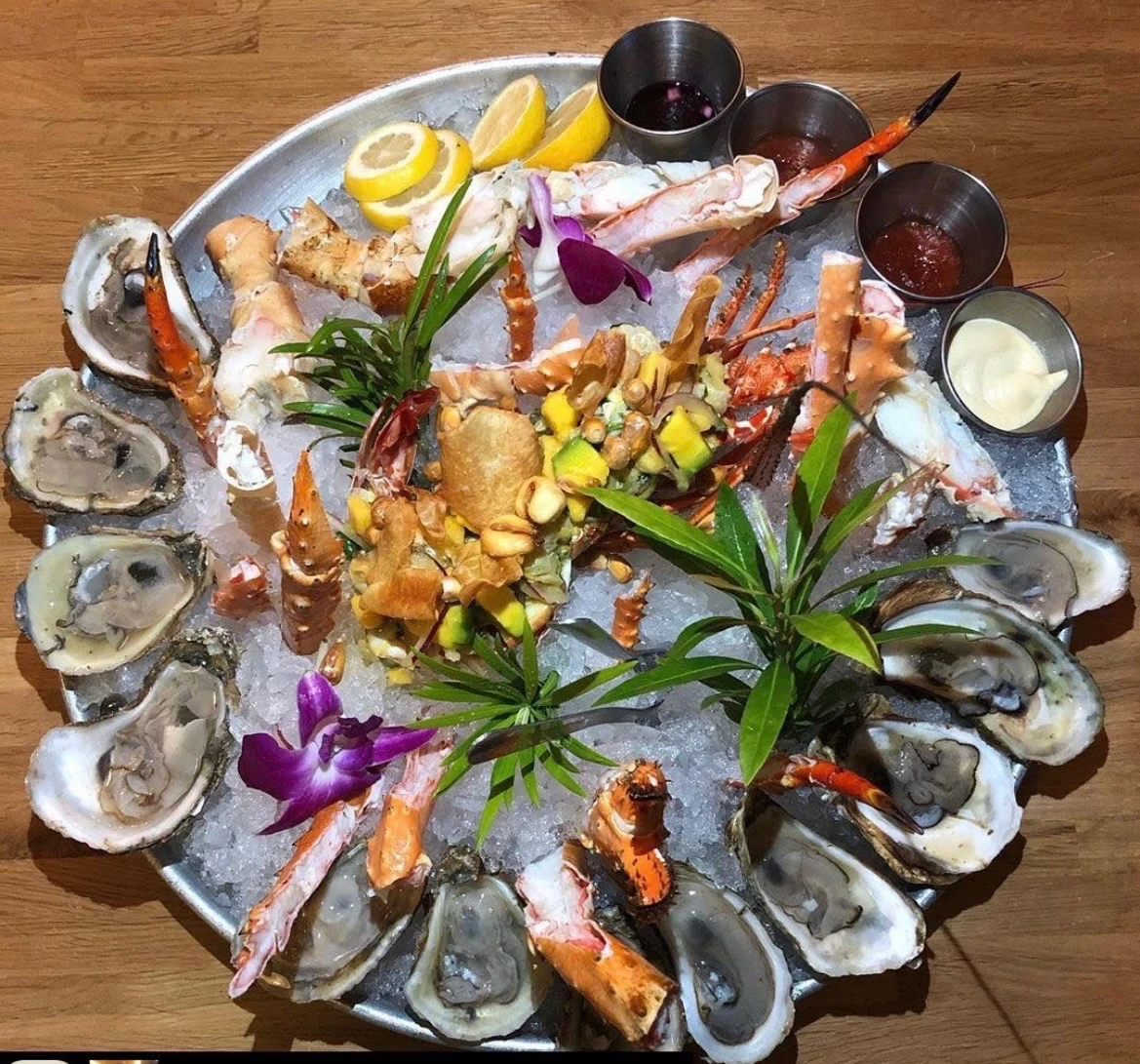 Asian fusion cuisine served fresh