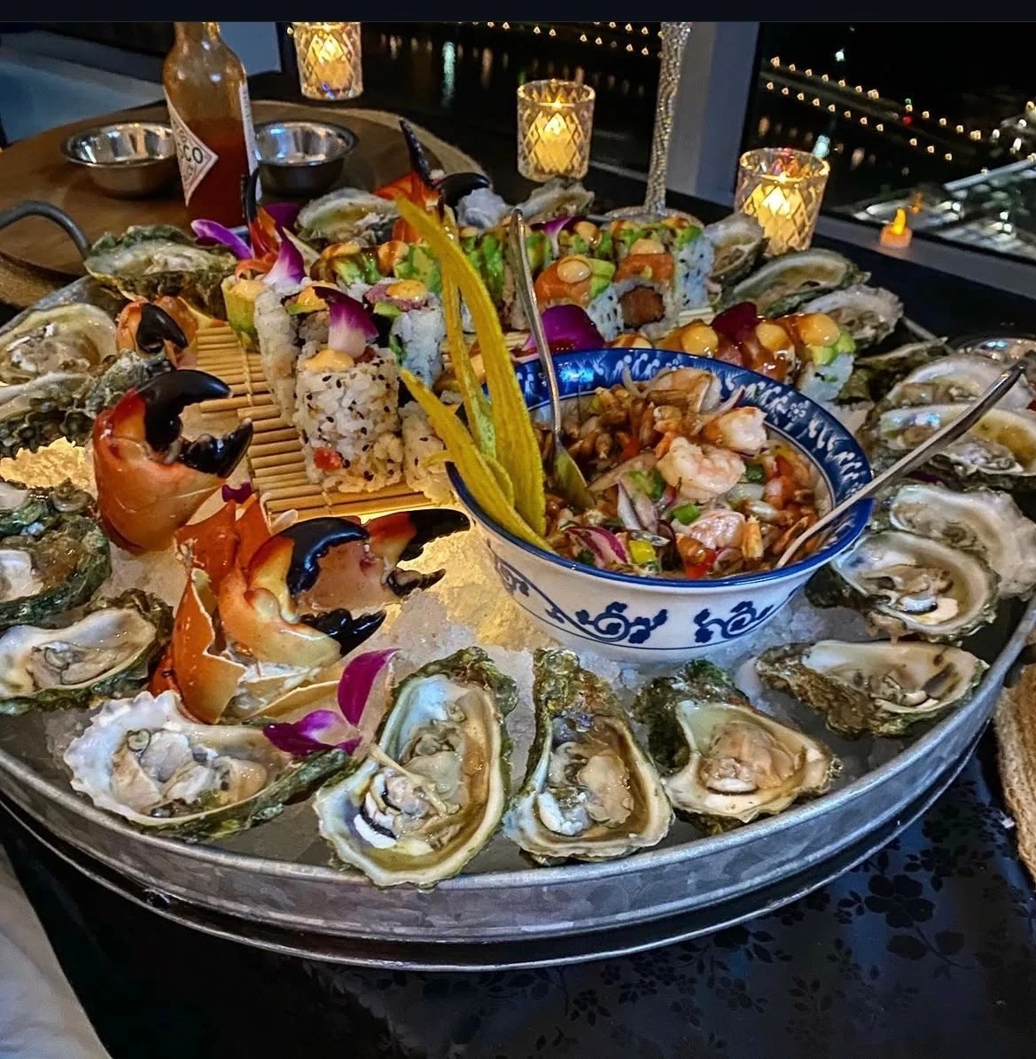 Signature rolls with unique sauces