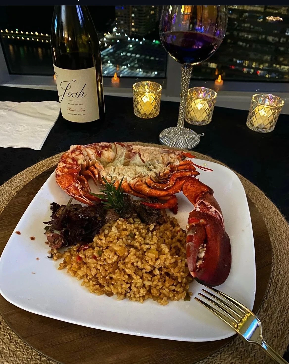 Private event catering spread