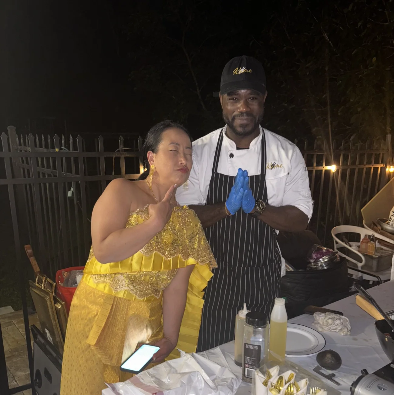 Private party dining experience