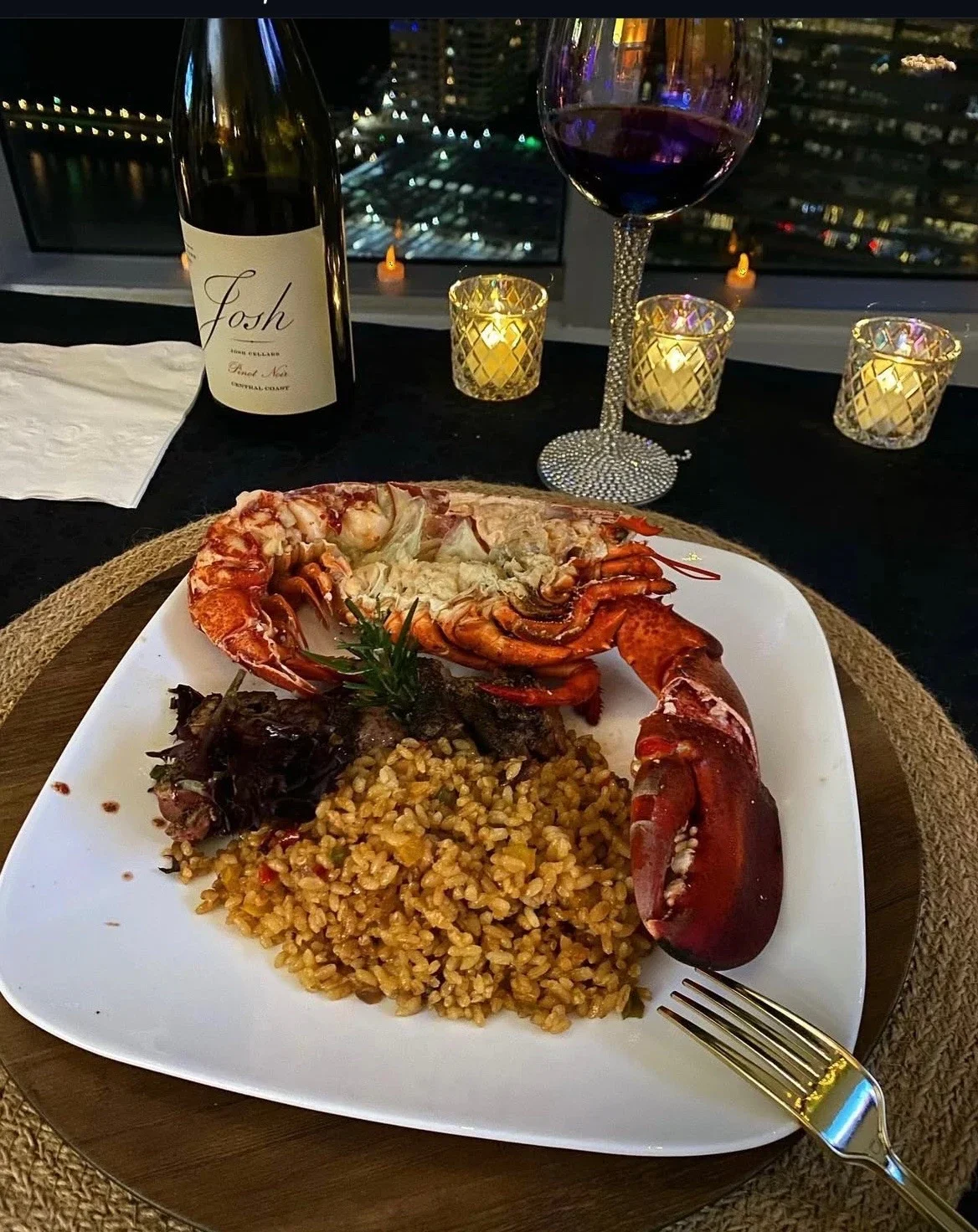 Private event catering spread